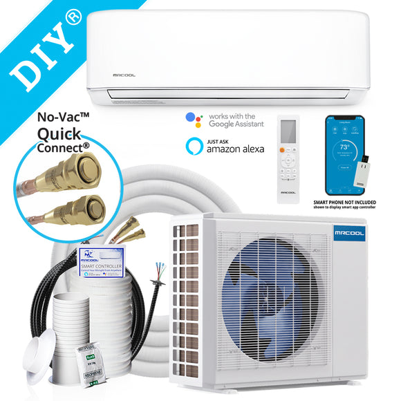 mrcool® e star diy 4th gen 12k btu ductless mini split air handler 208 230v 60hz