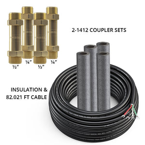 diycoupler 14 diycoupler 12 two sets w 75 ft of communication wire